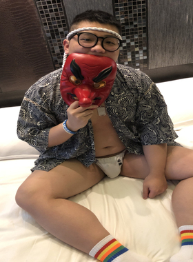 日式头绳和风熊棉麻相扑男士头绳  一条包邮 第二条减5块