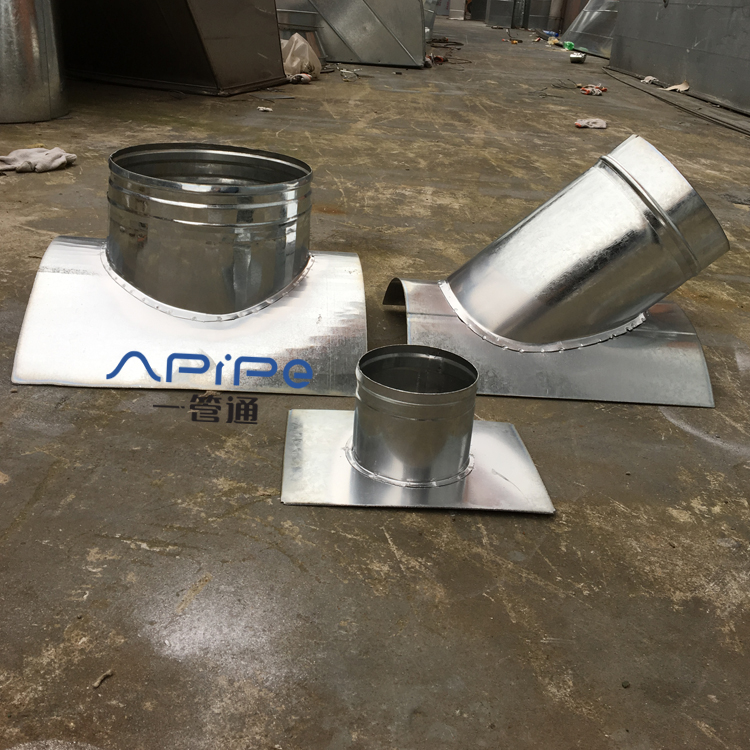 白铁皮不锈钢螺旋风管转接头