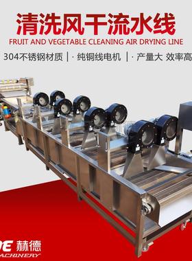 连续减肥AWK洗气泡清洗机 高果压冲型水果清洗机 毛豆清洗打头机