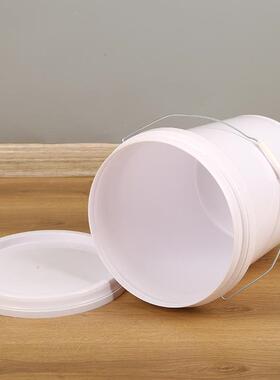 18胶L压盖塑1料桶带盖手提涂料油漆乳QNX农工桶PP储水化桶8升塑料