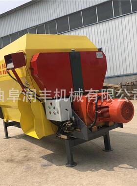 牵引式牛RTM制备机12方卧式养拌殖搅机双轴电场机直连TMR制备饲料
