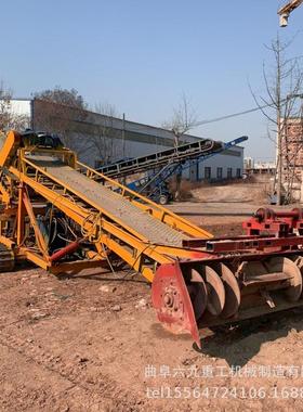 沙石料厂转车扒料机 装旋取料扒渣行机 走式履带输送机LB1200JKL