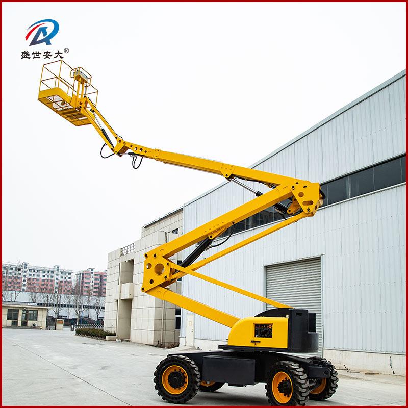 全自行760曲臂式升机360液压降降平台高空作业登升高车外墙维市政