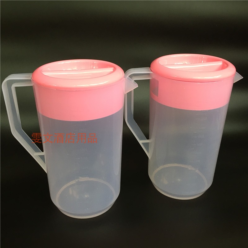 雯文酒店2000量杯 2400ml冷水壶/茶壶/刻度量杯/塑料壶/奶茶壶