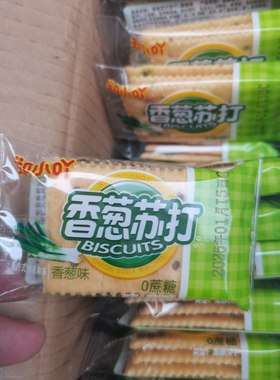 郑小吖香葱苏打饼干1000g休闲零食