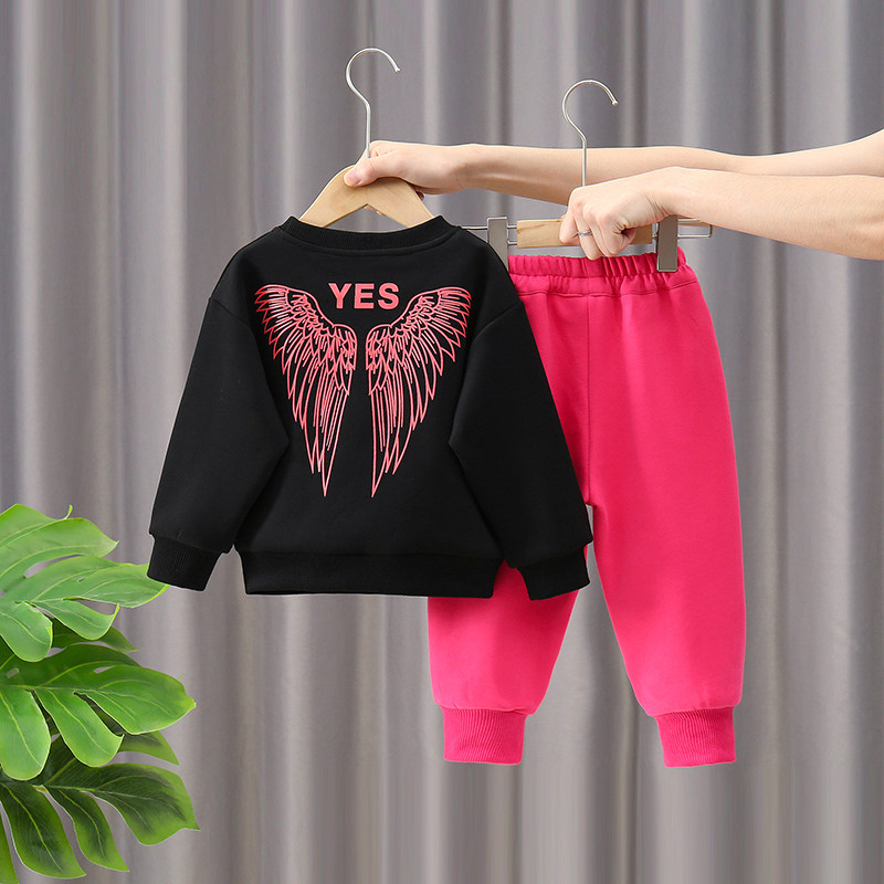 男童秋装套装2026新款男孩卫衣3567岁儿童春秋时髦衣服运动炸街潮