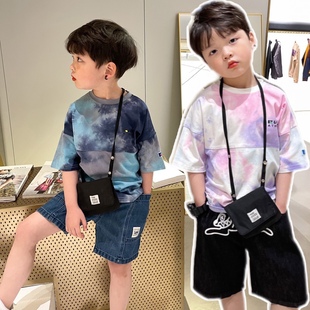 LANIKIKI 儿童超特别扎染印花短袖 新款 夏季 T恤