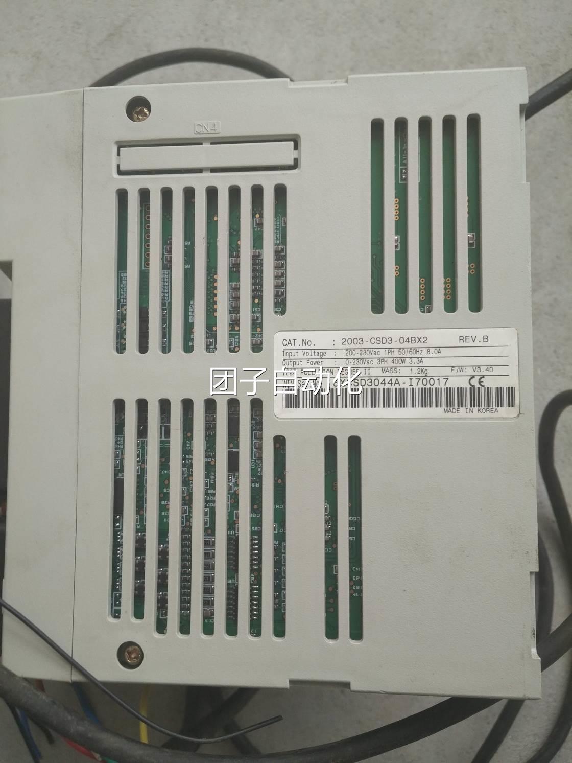 A原装AB伺服驱动器 2003-CSD3-04BX2+电机2004-RZ04BA1AN3一套询