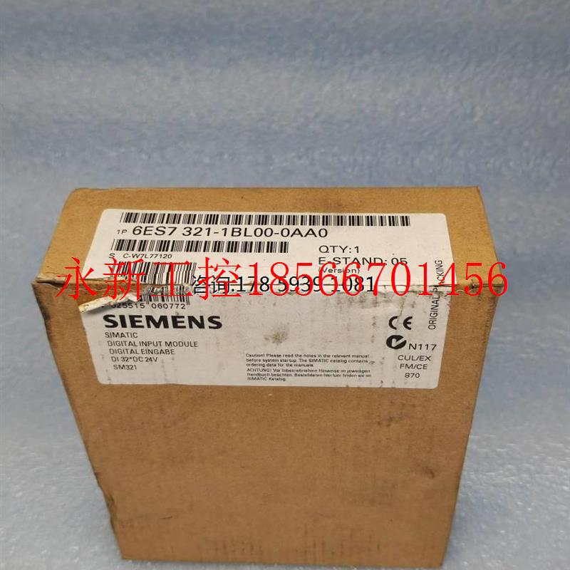 议价SIEMENS/S7-300系列6ES7-321-1BL00-0AA0 数字32点输入模块￥