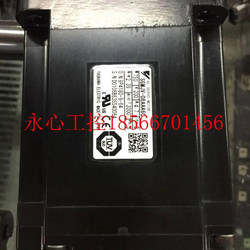 议价安川SGMJV-08AAA6C电机 95成新 功能包好 保修3个月现货￥