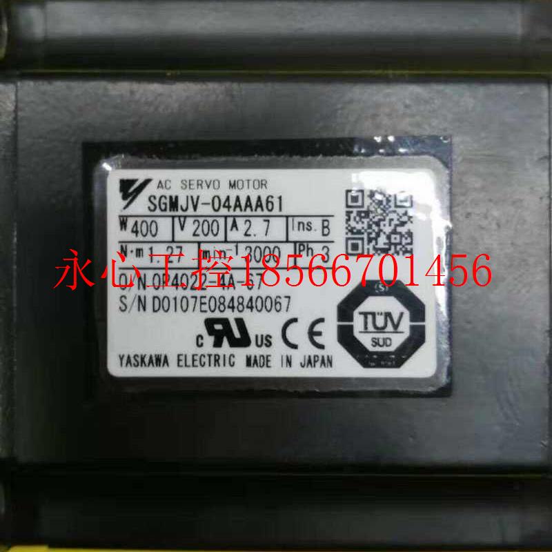 议价SGMJV-04AAA61 安川伺服电机成色漂亮保修3个月 现货￥