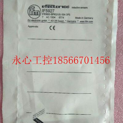 议价全新原装IFM易福门 IF5927 IFB3002-BPKG/US-104-DPS 现货￥