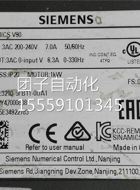 SL32105FB11-0UA1 -1KW/2动20V6伺服驱器 西询价