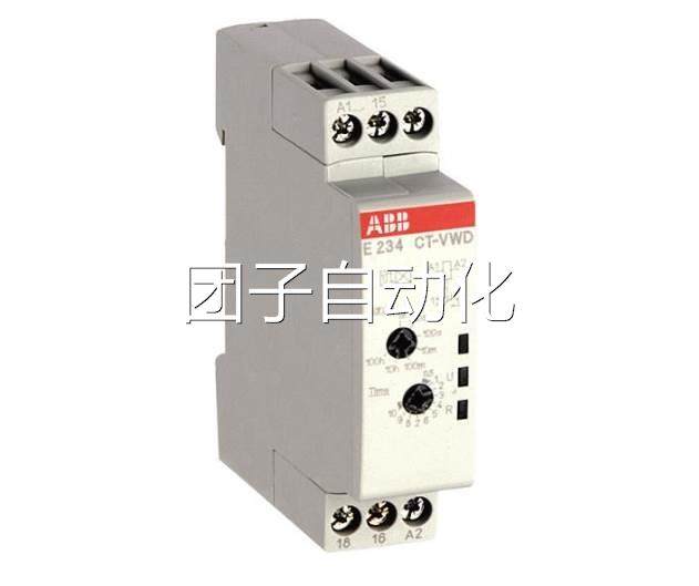 全新原装ABB电子时间继电器 CT-VWD.12 1c/o, 24-240VAC 24-48VDC
