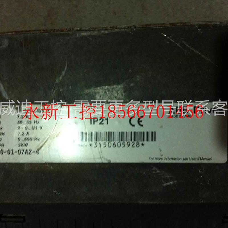 议价二手ABB变频器 ACS510-01-07A2-4 3KW 实物图 不包好坏￥