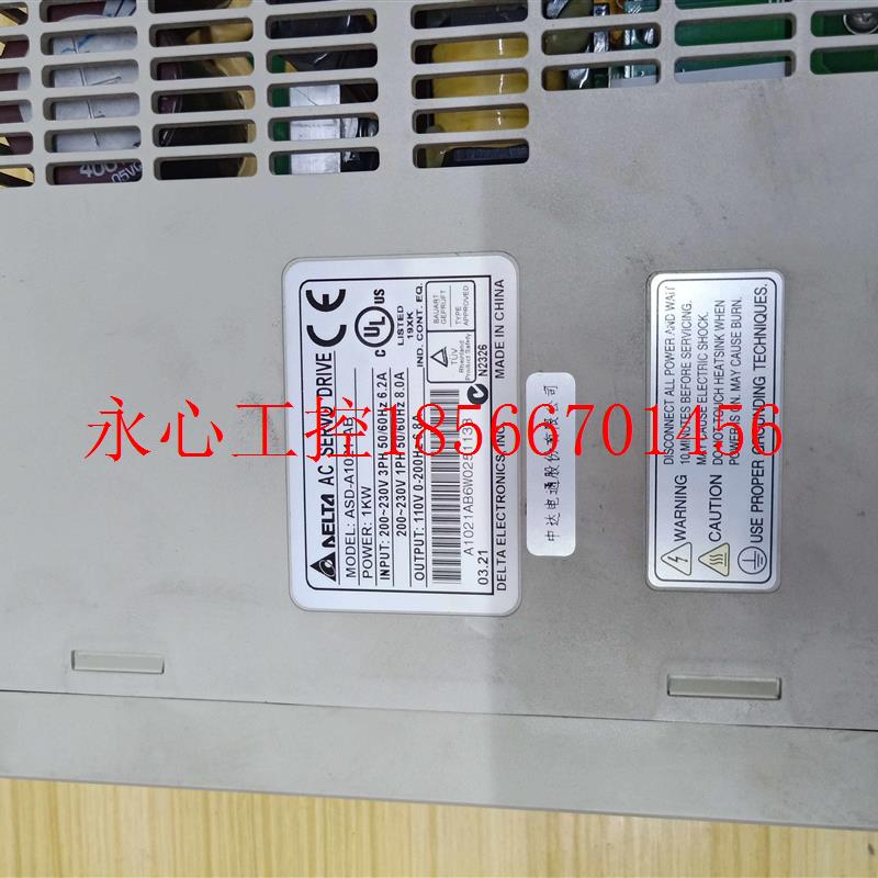 议价台达AB系列ASD-A1021-AB驱动器成色漂亮测试包好保三个月¥