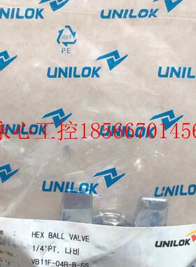 议价全新原装 UNILOK VB11F-04R-B-SS 实物拍摄￥