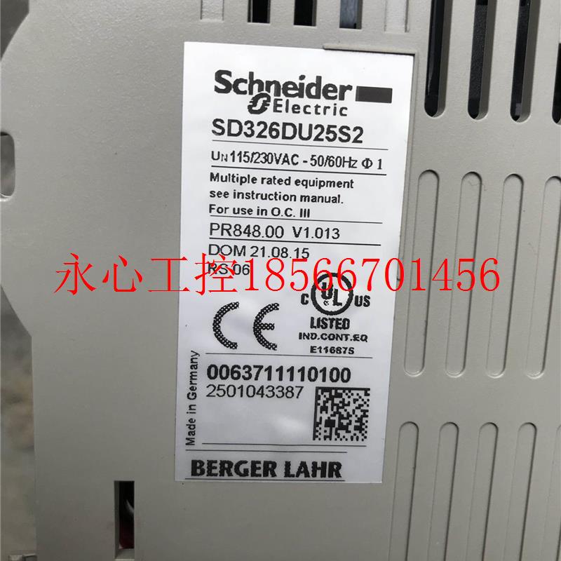 议价工控自设备施JGD耐德动变频器SD5326DU25S2 DOM21.08.动1 ￥