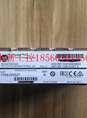 议价1769-OV32T 原装AB罗克韦尔PLC模块质保一年CompactLog￥
