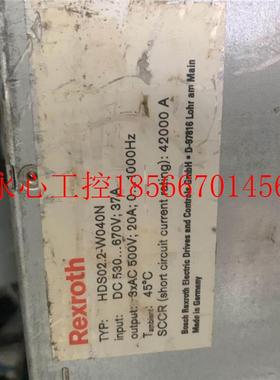 议价力士Rexrot乐h伺服驱动器 HDS202.-W040N-HS1-2RRY01-F￥