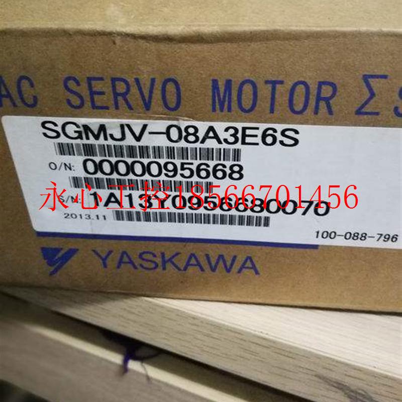 议价全新安川伺服电机SGMJV-08A3E6S750W￥