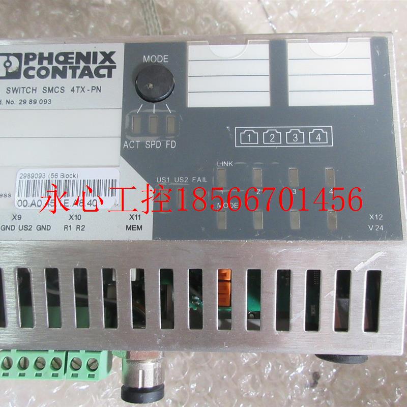 议价**拆机菲尼克斯 2989093 FL SWITCH SMCS 4TX-PN 成色新 现￥