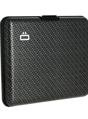 铝制大OGON法国欧夹男士卡盒钱包RFID屏蔽防盗刷防消磁安全卡包