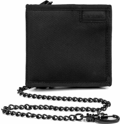 Pacsafe RFIDsafe Z防盗钱包证件袋 旅行屏蔽带铁链官方正品现货