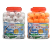 西湖五星乒乓球成人小孩训练比赛专用耐打白色黄发球机用球 包邮