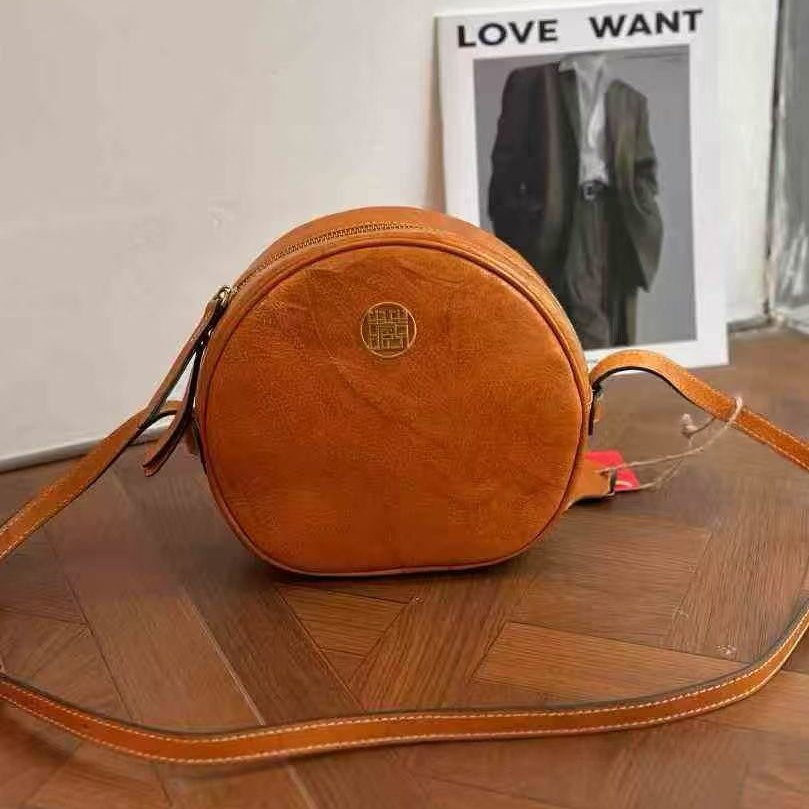 藏皮客斜挎包女式真皮2025新款包包头层牛皮设计感小众纯皮小圆包,箱包皮具/热销女包/男包,通用款女包,淘宝优惠券,粉丝福利购,淘宝优惠卷