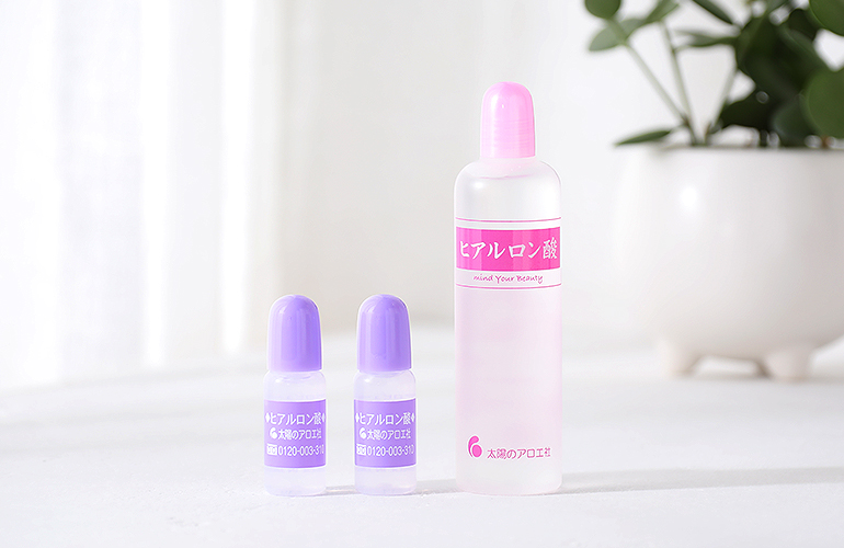 日本 太陽のアロエ社 玻尿酸保湿护肤 套装原液80ml*1+小样10ml*2