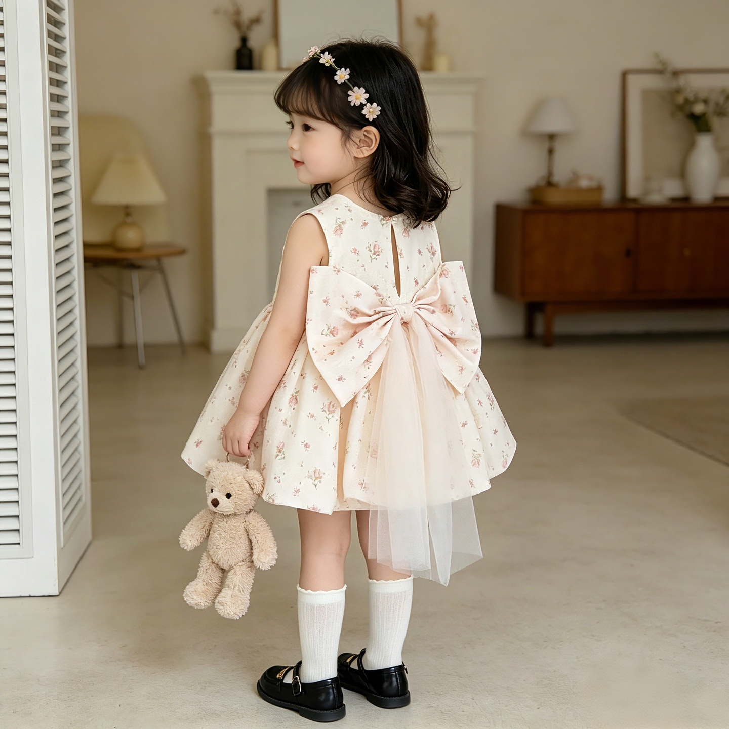 女童连衣裙夏装2026新款儿童裙子小女孩洋气公主裙夏天童装夏季