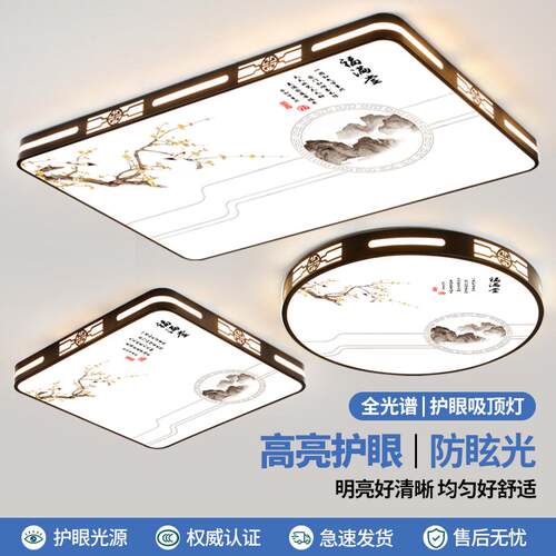 LED简约现代长方形客厅吸顶灯