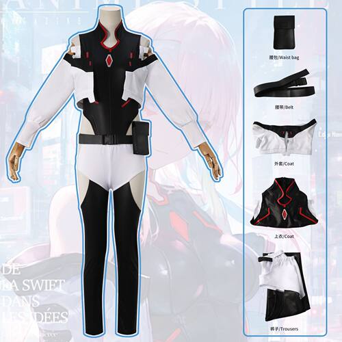 赛博朋克cos服边缘行者露西cos赛博朋克Lucy cos服装表演服全套装