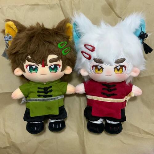 京剧猫白糖武崧20CM棉花娃娃公仔玩偶动漫毛绒可爱换装同人周边礼