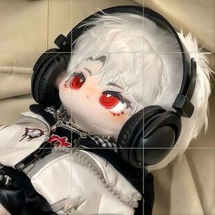 漫画月影别墅周边同人白艾尔属性20cm棉花娃娃女生礼物玩偶送礼物