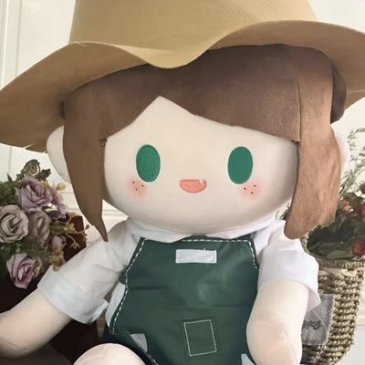 第五原创人格园丁属性棉花娃娃周边40cm同人萌玩偶公仔可爱