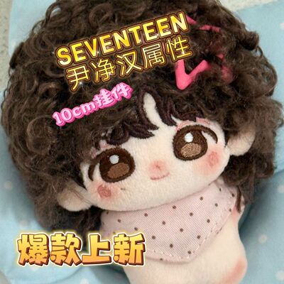 SEVENTEEN尹净汉属性10CM棉花娃娃毛绒玩偶明星同人周边礼物挂件