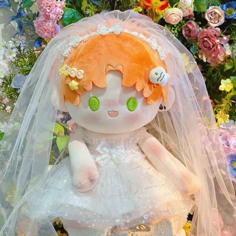 40cm坐姿娃衣棉花女服套装图片