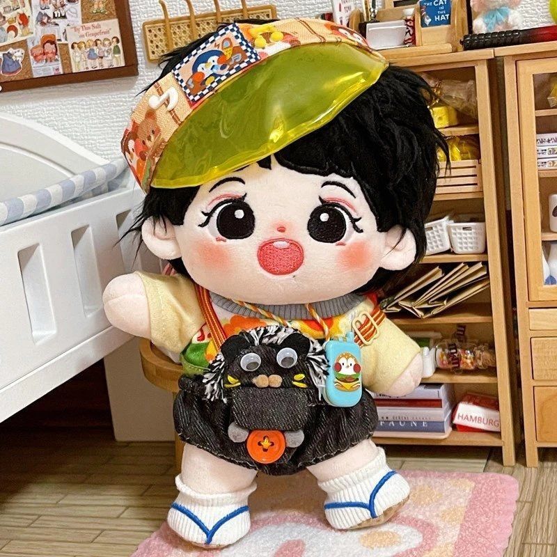 20cm肖战帅气呆萌棉花娃娃