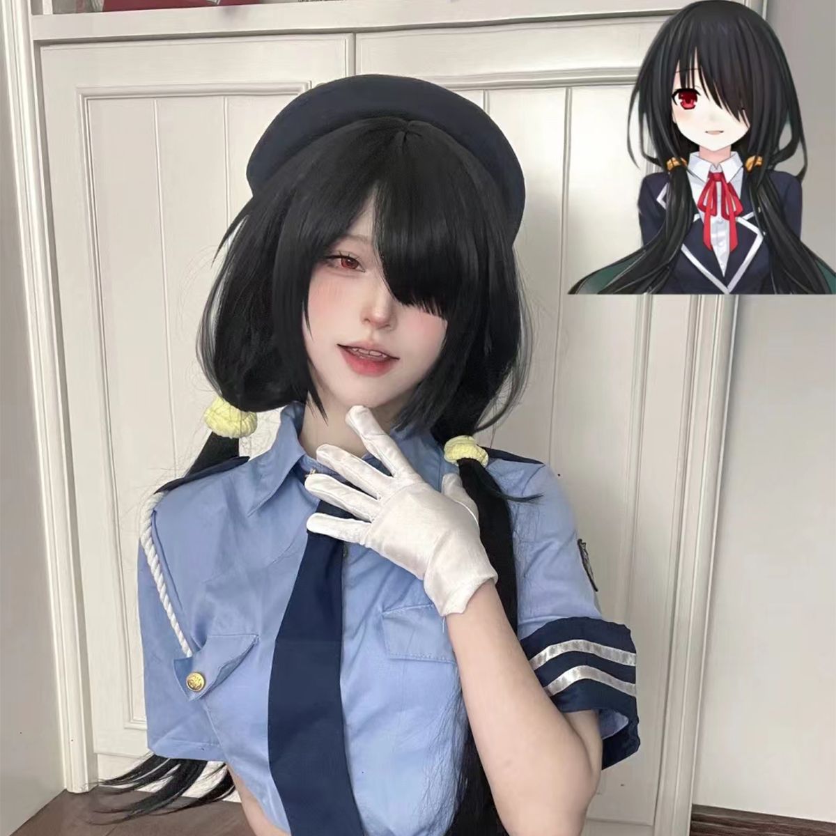 【3225人收藏】假头发女cos时崎狂三长直发约会大作战日系可爱齐