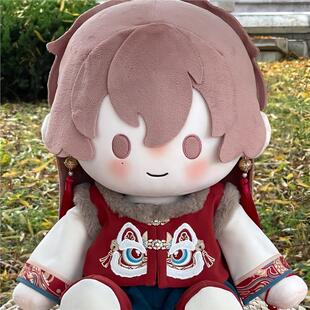 40cm娃衣厘米坐姿棉花娃娃新款拜年中式古风一番属性秋冬发完