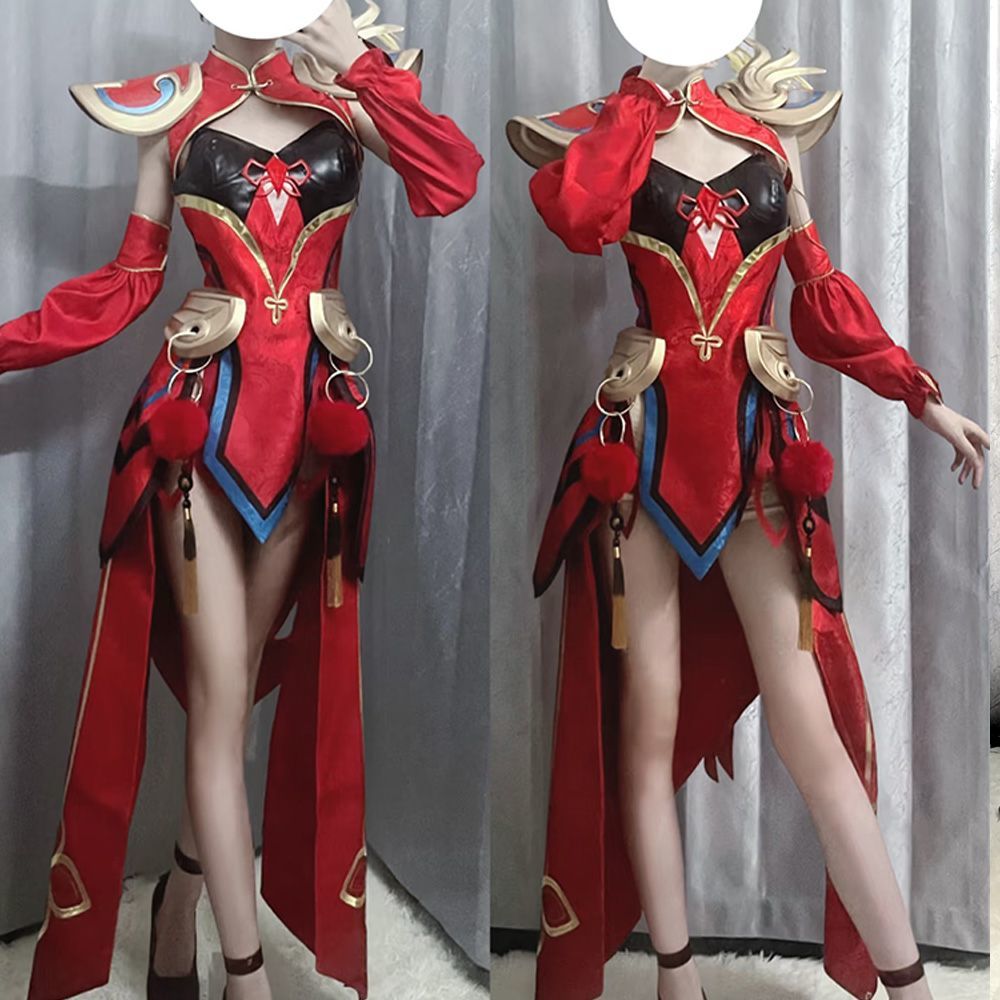 新款王者荣耀虞姬霸王别姬cos王者荣耀cosplay服国风服装游戏图片