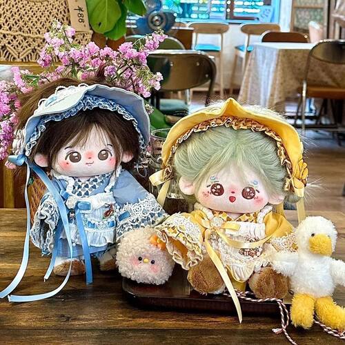 【夏季独特爆款】20cm棉花娃娃娃衣衣服古风汉服套装裙子
