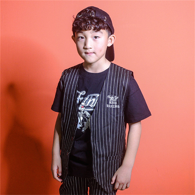 街舞popping嘻哈表演出花童礼服