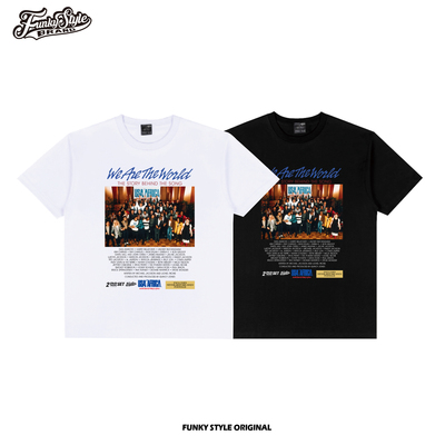 FUNKYSTYLE复古嘻哈纯棉T恤