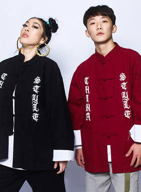 FunkyStyle原创盘扣古风西海岸中国风嘻哈唐装bboy潮hiphop外套