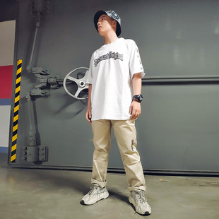 Funkystyle新西海岸westcoast街舞popping locking工装裤长裤子男