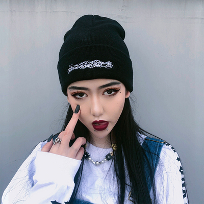 funkystyle原创奇卡诺bboy针织帽