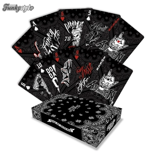 FunkyStyle Original West Coast Catth Flower Poker Popult Creative Card Hip -Hop Hip -Hop Collection and Collection